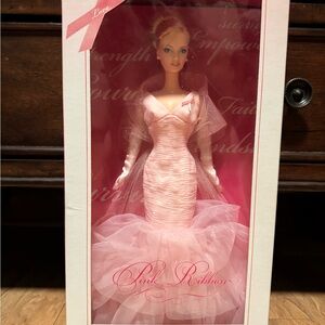 Barbie Pink Ribbon Doll Box